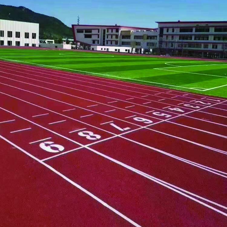 海尼承接13mm訓練體育運動館 田徑場地塑膠跑道施工